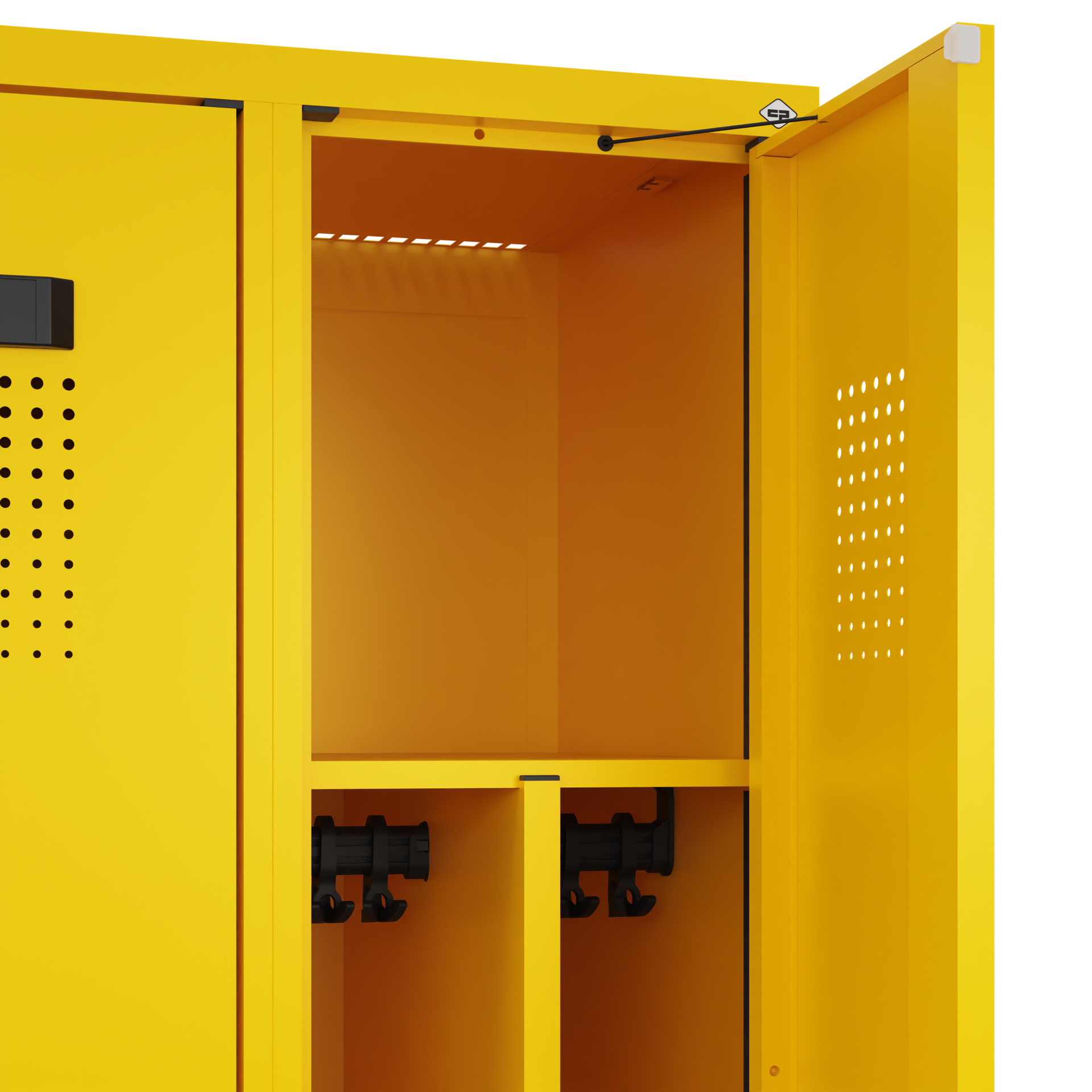 C+P Spind Evolo PLUS, Bank, 3 Abteile, 2120x900x815mm