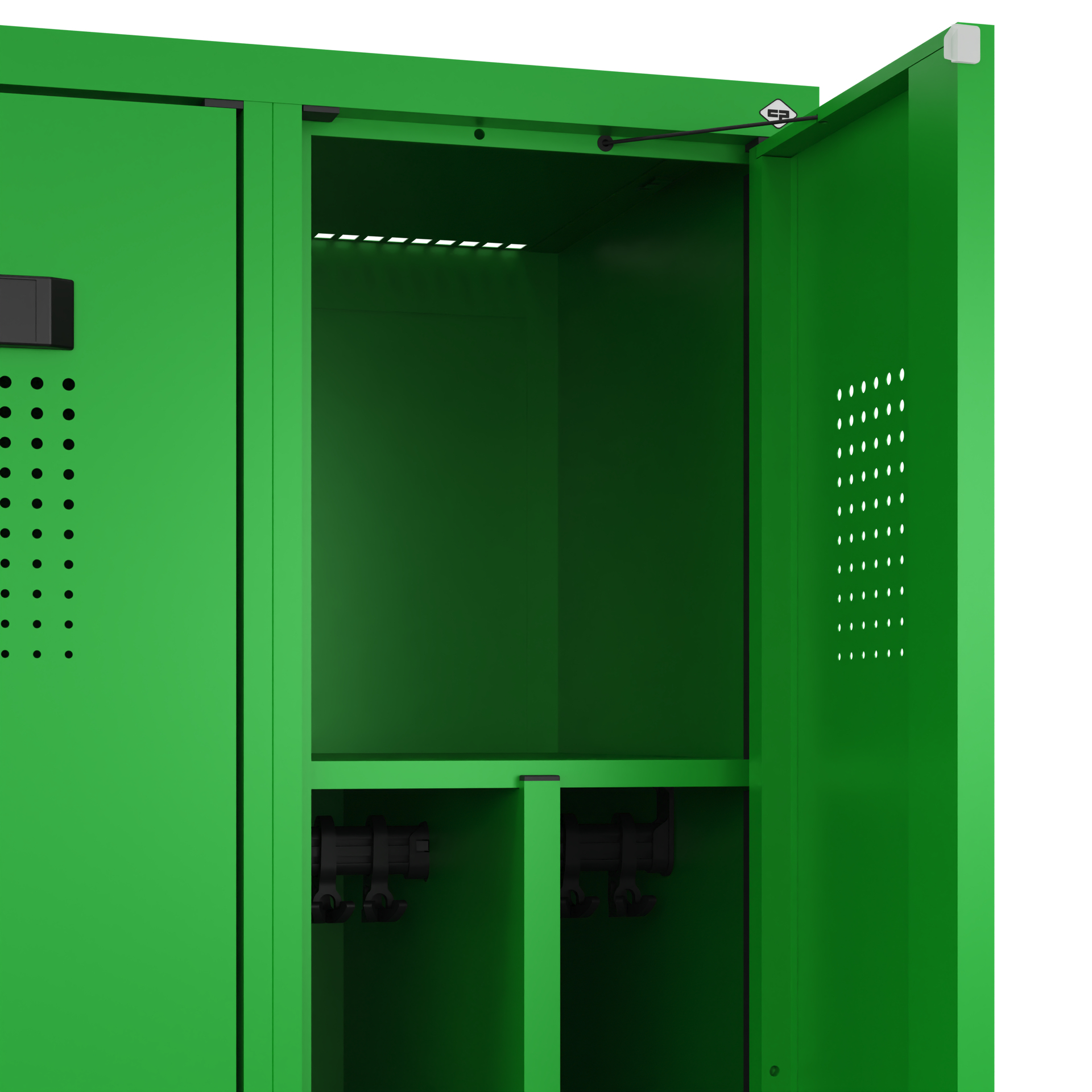 C+P Spind Evolo PLUS, Bank, 3 Abteile, 2120x900x815mm