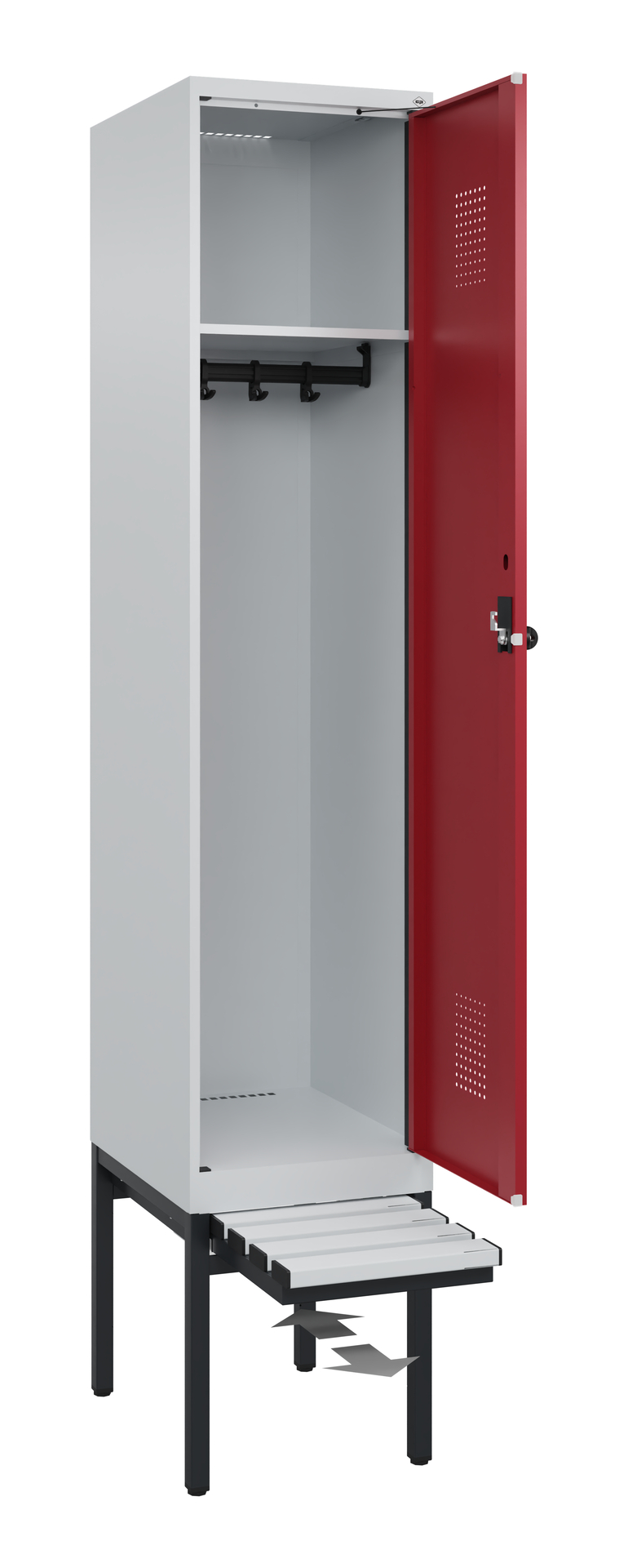 C+P Spind Evolo PLUS, Bank, 1 Abteil, 2120x400x815mm