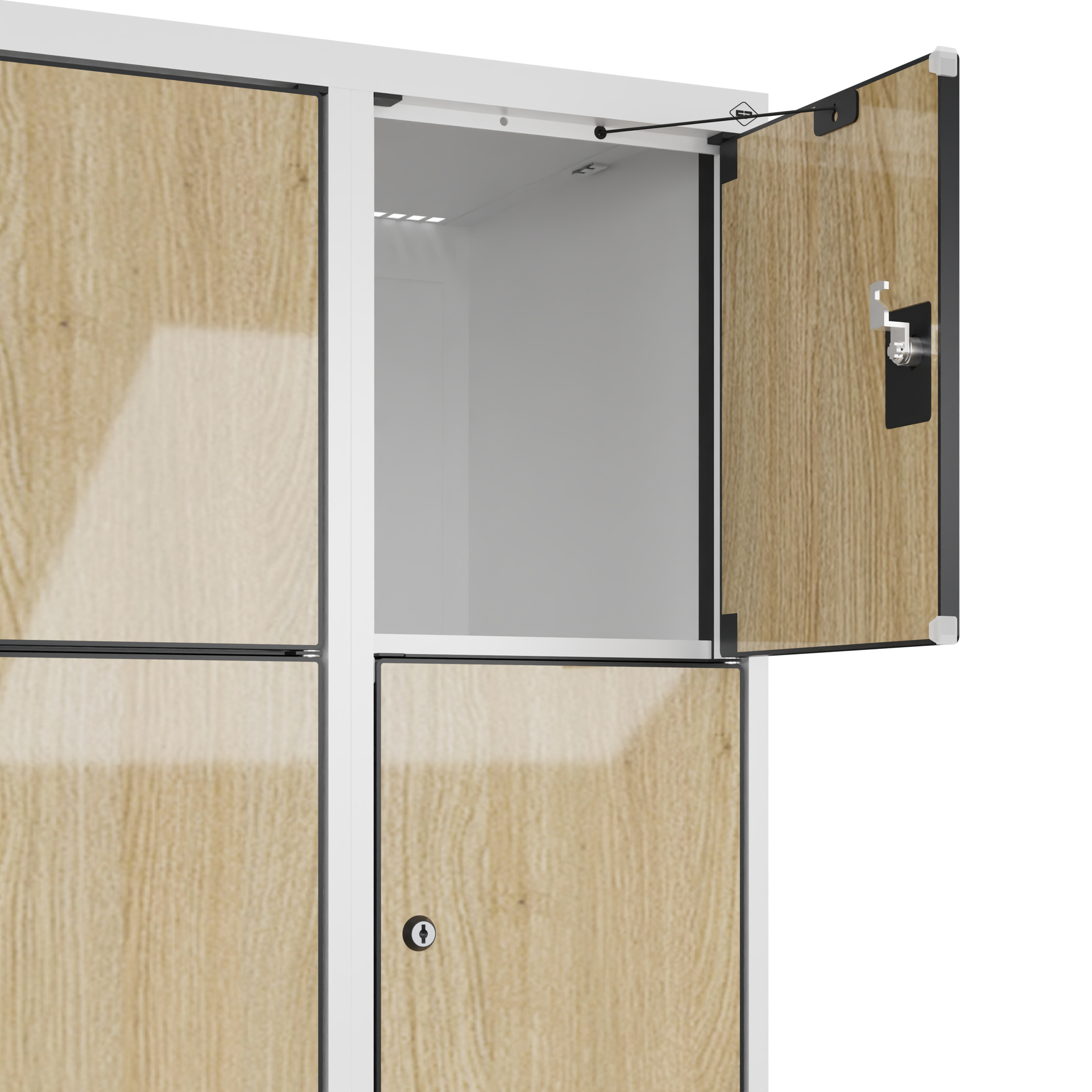 C+P Schlie�fachschrank Evolo PLUS, 20 F�cher, 1850x1200x500mm