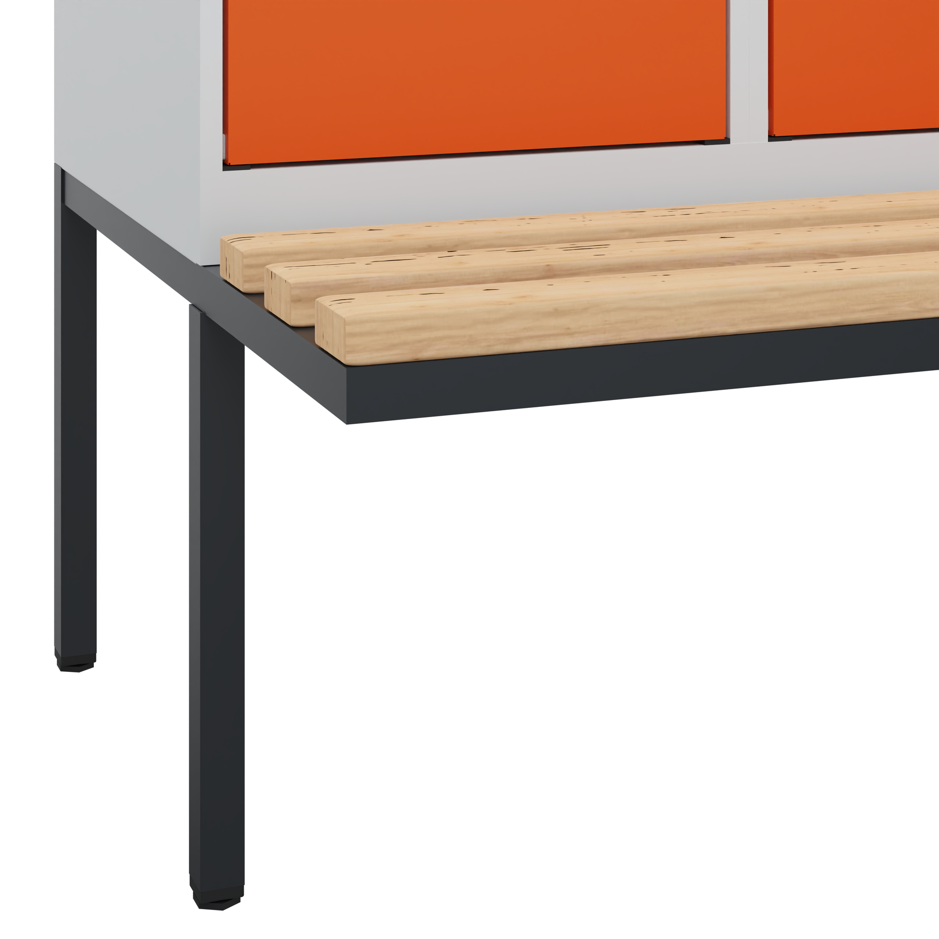 C+P Spind Evolo PLUS, Bank, 2 Abteile, 2120x800x81