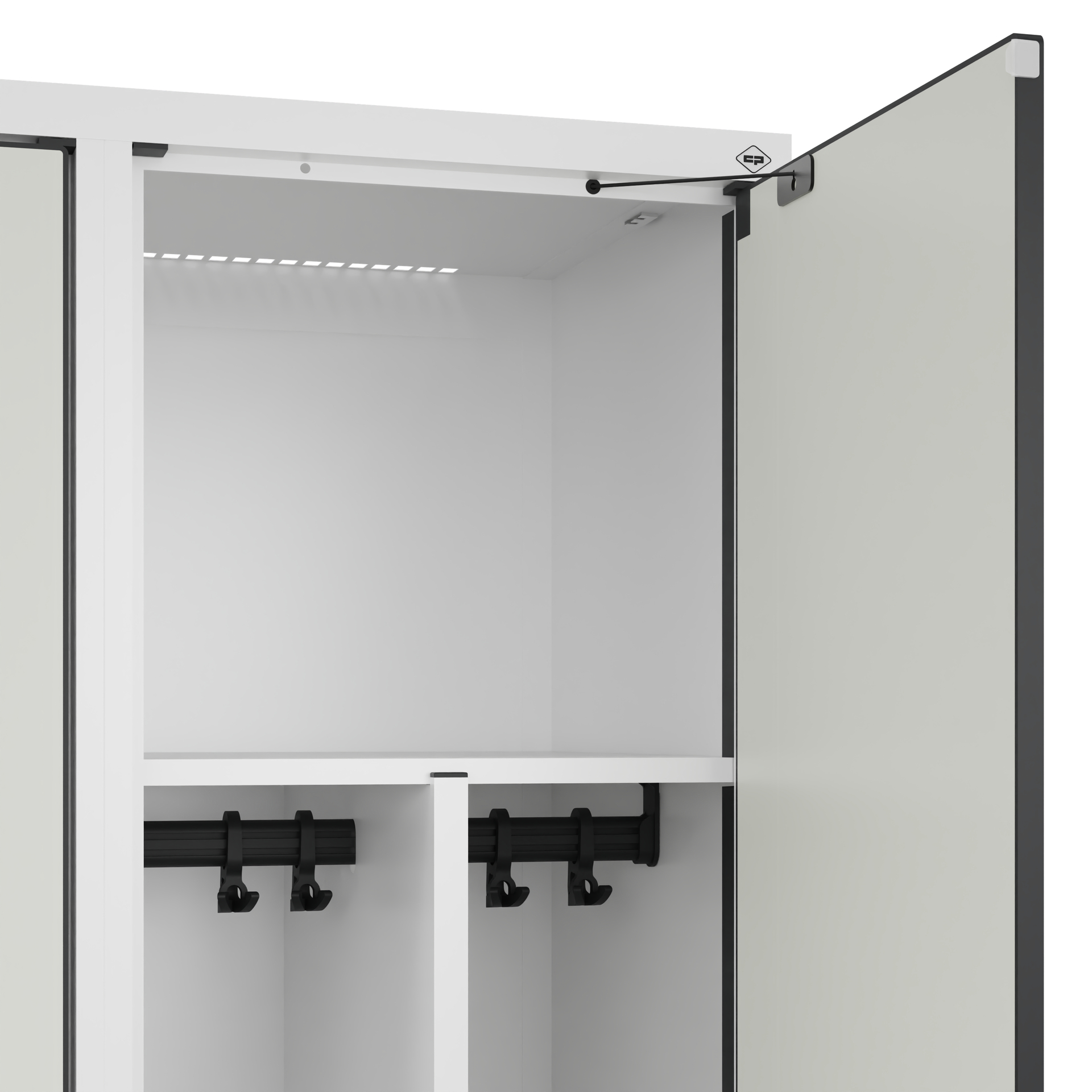 C+P Spind Evolo PLUS, F��e, 1 Abteil, 1950x400x500mm