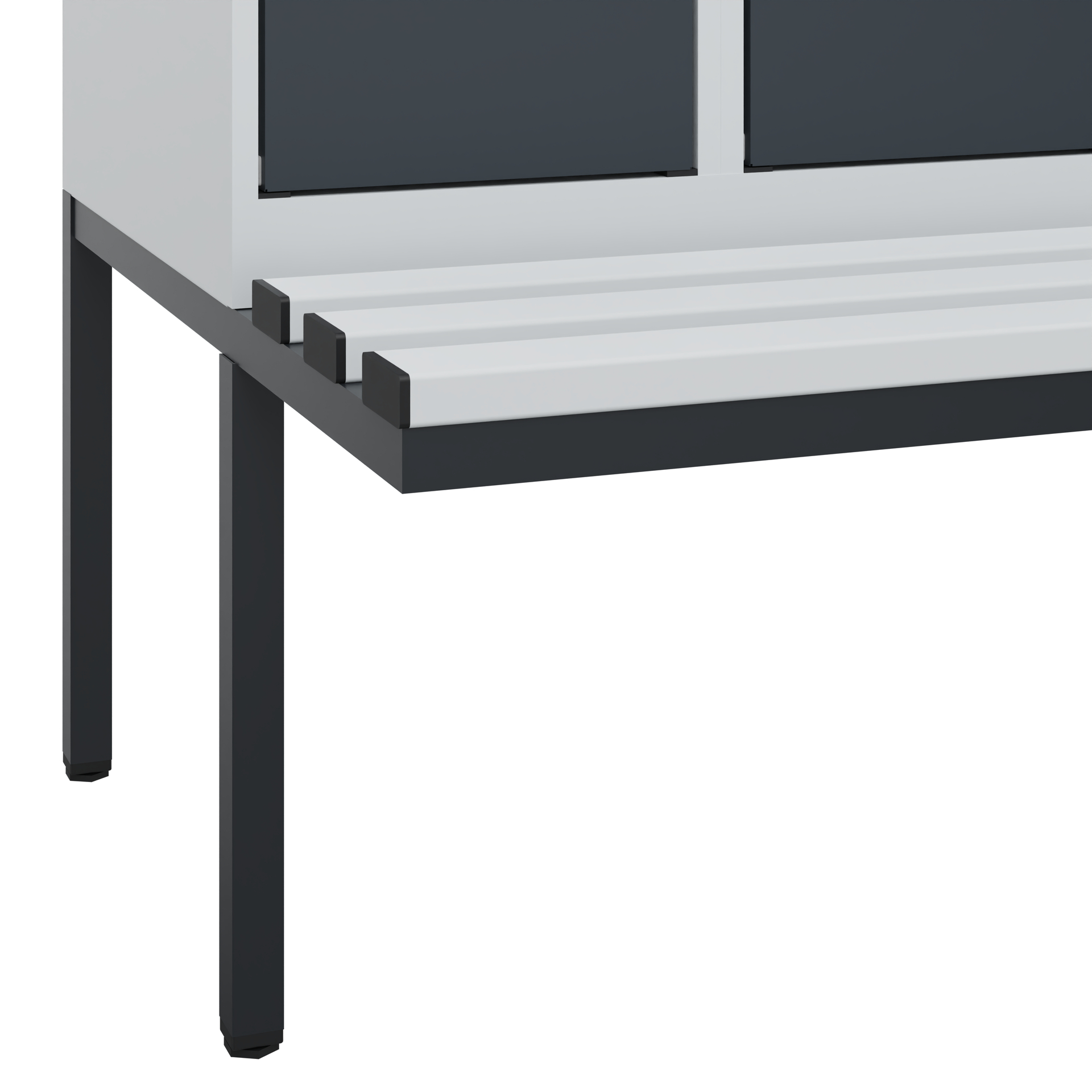 C+P Spind Evolo PLUS, Bank, 4 Abteile, 1950x1200x8