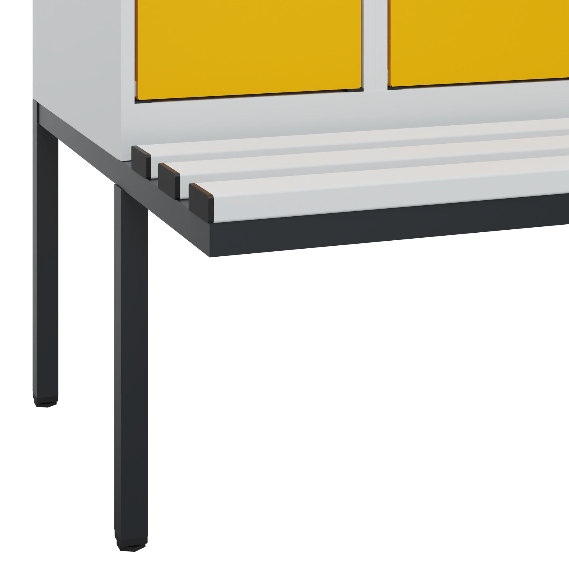 C+P Spind Evolo PLUS, Bank, 2 Abteil, 2120x600x815