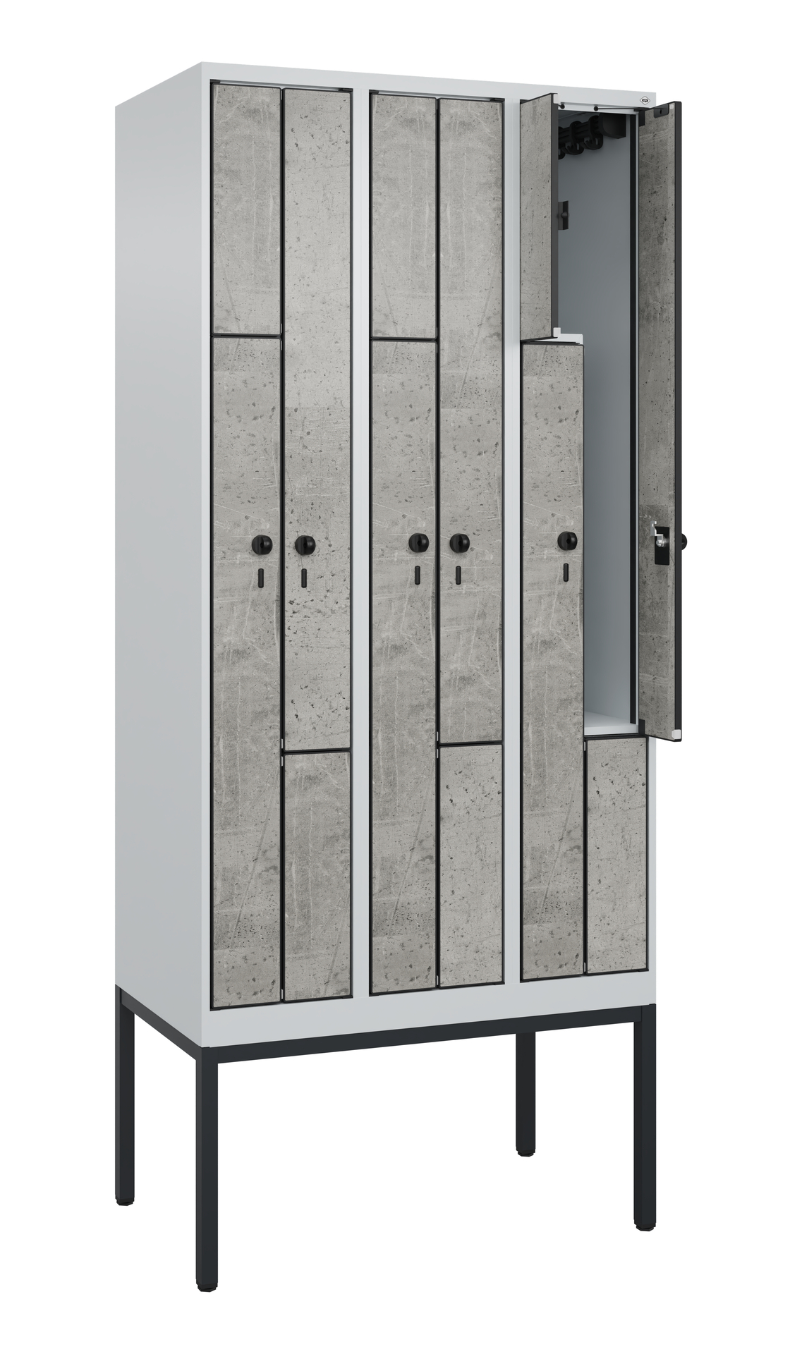 C+P Z-Spind Evolo PLUS, Gestell, 6 F�cher, 2120x900x500mm