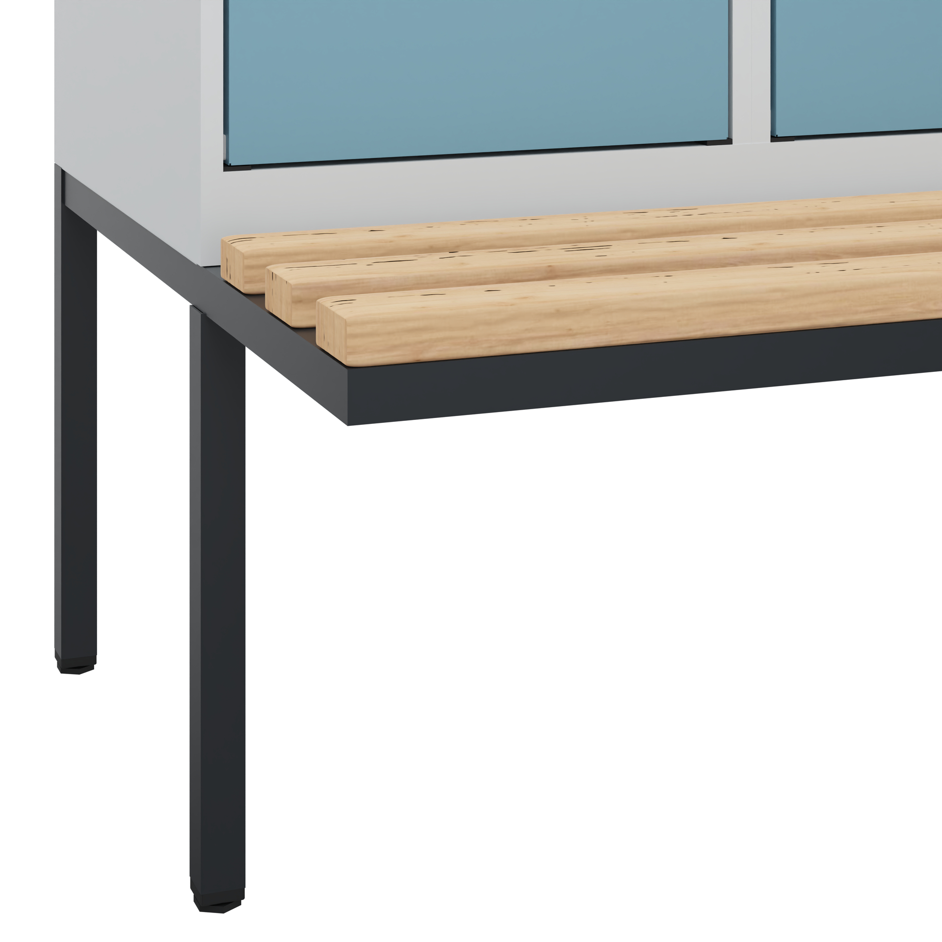 C+P Spind Evolo PLUS, Bank, 2 Abteile, 1950x800x81