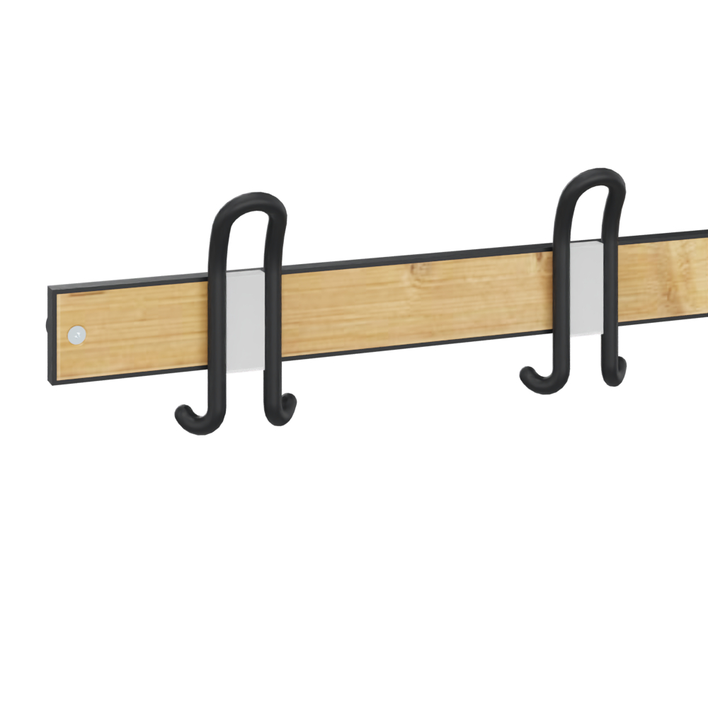 C+P Wandgarderobe Solid HPL, 160x1000x46mm
