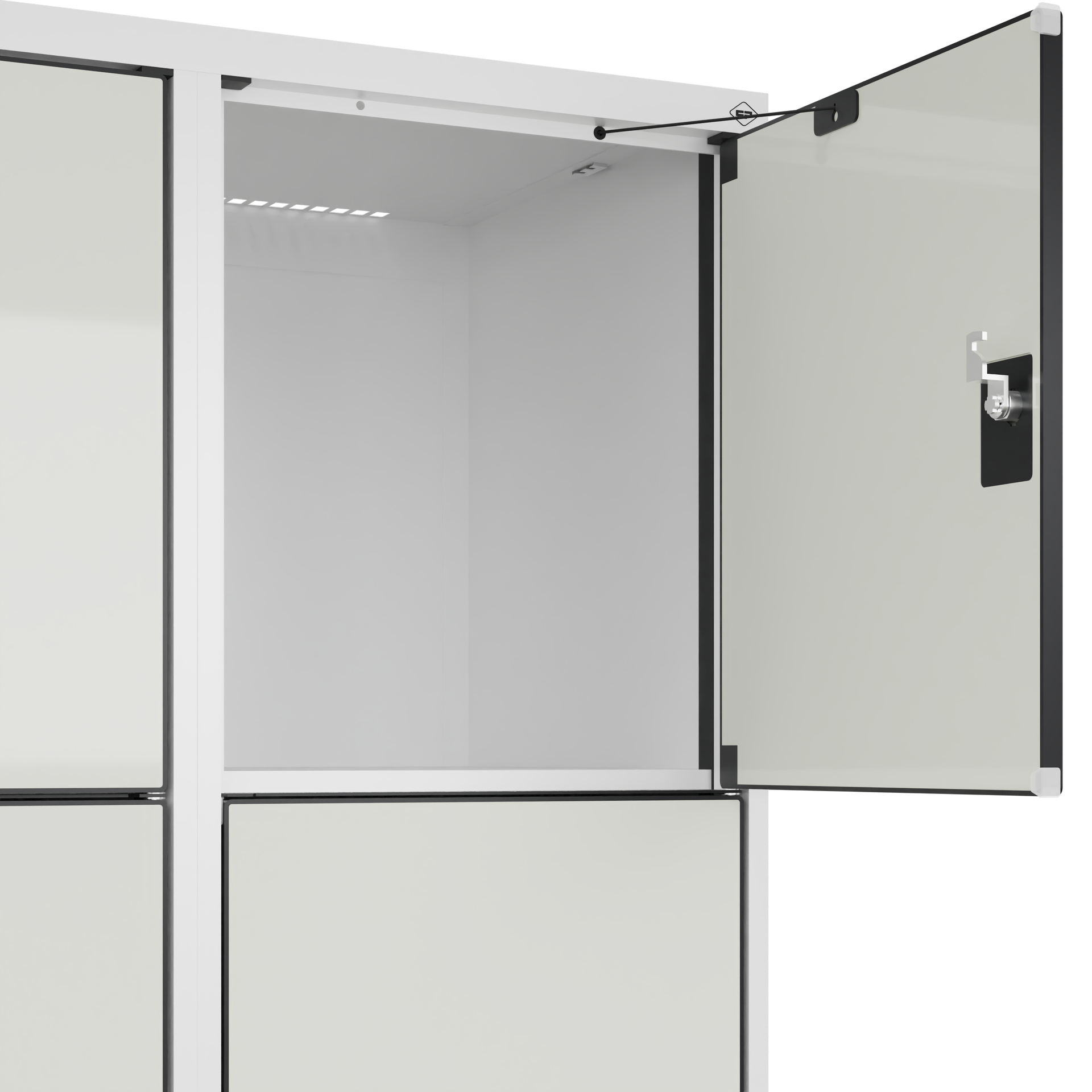 C+P Schlie�fachschrank Evolo PLUS, F��e, 8 F�cher, 1950x800x500mm
