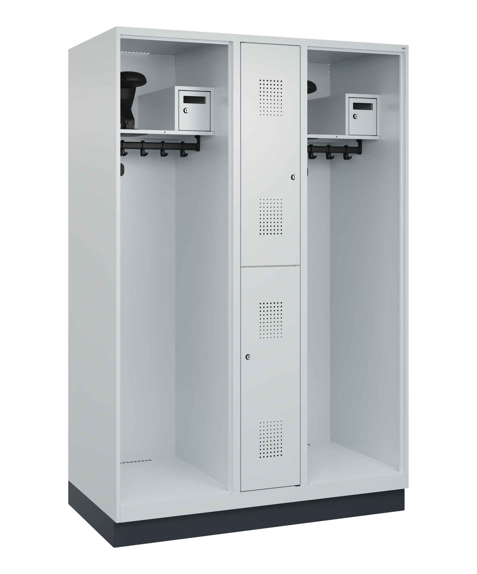 C+P Feuerwehrspind Maxi, 2 Fächer, 1850x1300x600mm