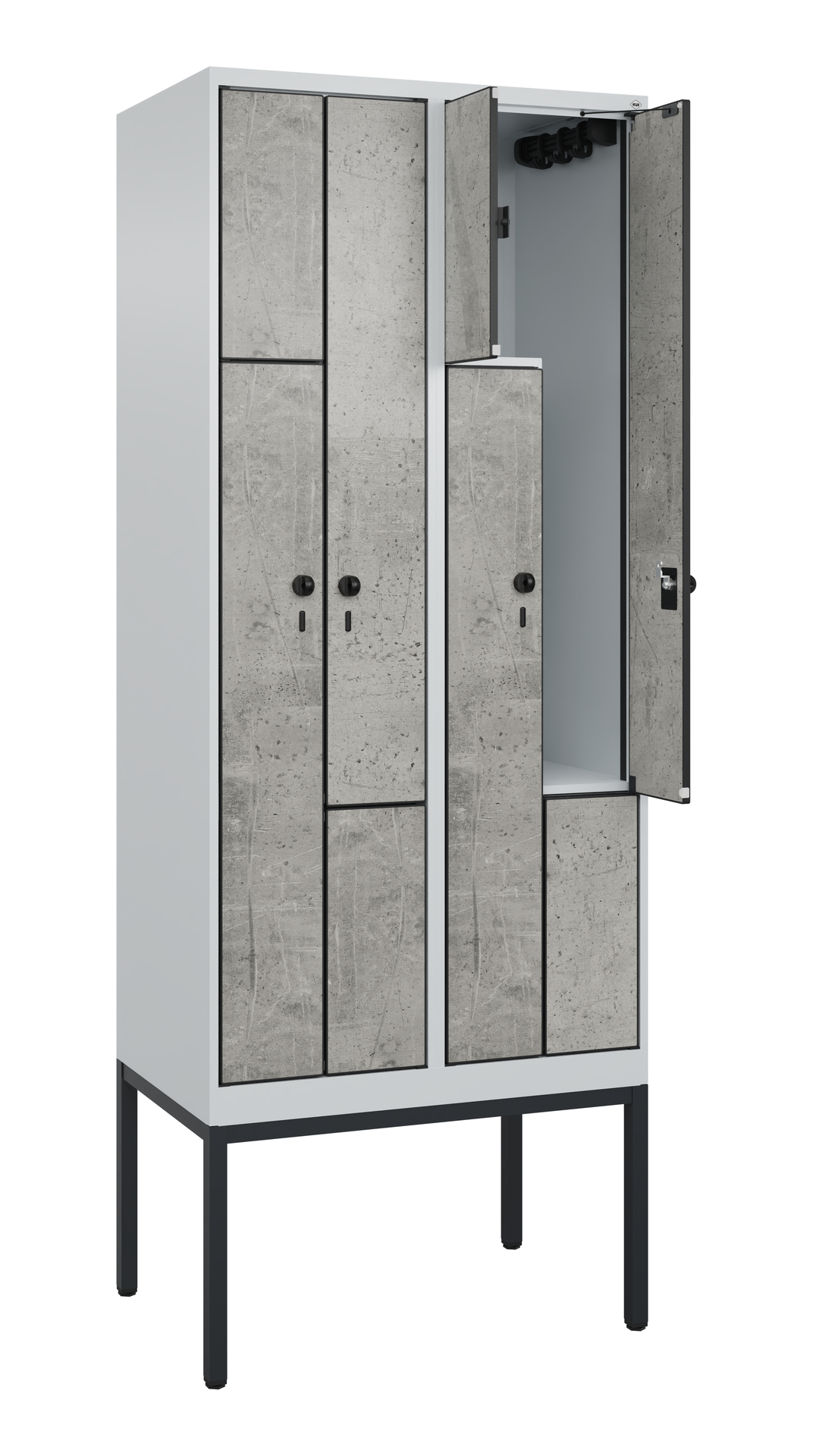 C+P Z-Spind Evolo PLUS, Gestell, 4 F�cher, 2120x800x500mm