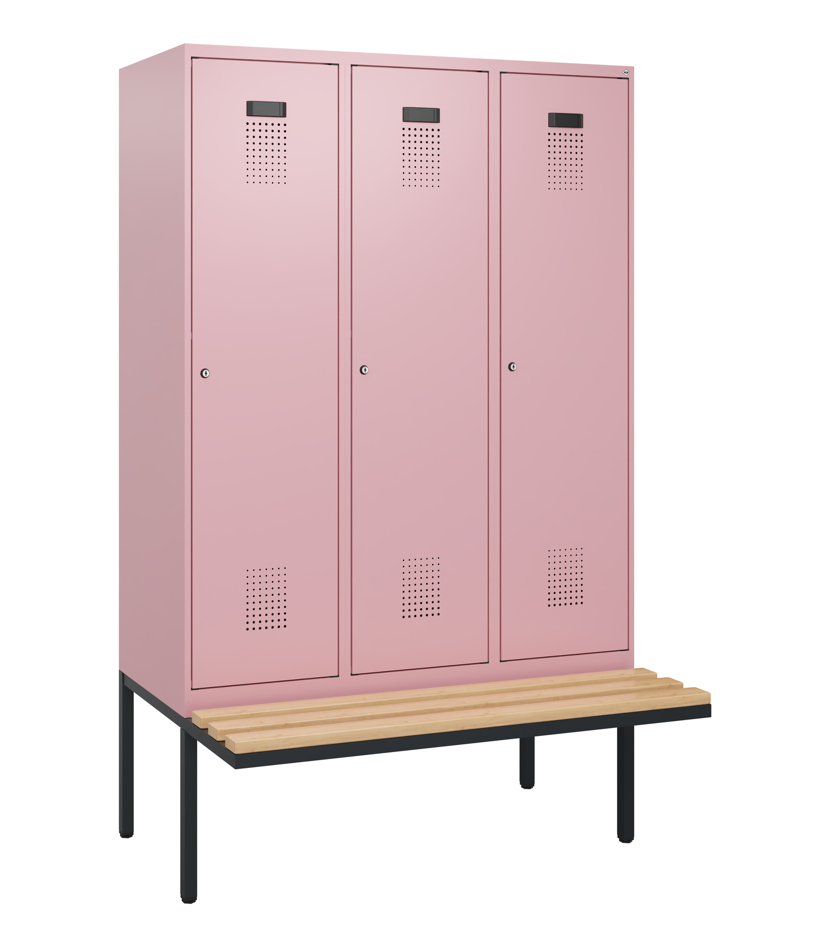 C+P Spind Evolo PLUS, Bank, 3 Abteile, 1950x1200x8